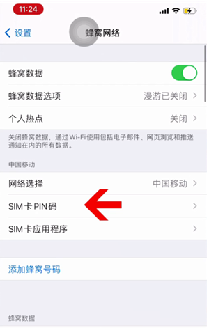 万源苹果14维修网分享如何给iPhone14的SIM卡设置密码 