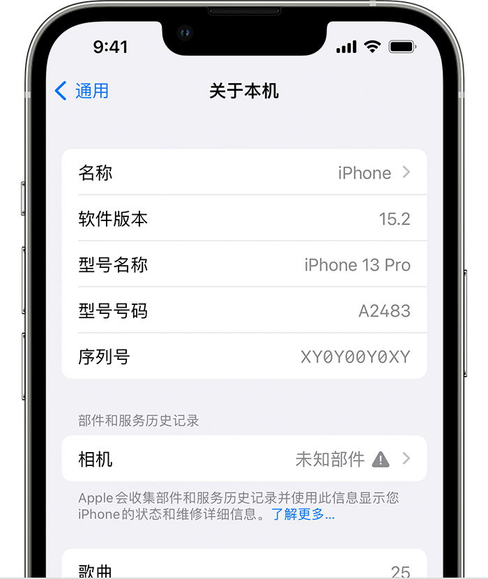 万源苹果维修分享iPhone 出现提示相机“未知部件”是什么原因？ 