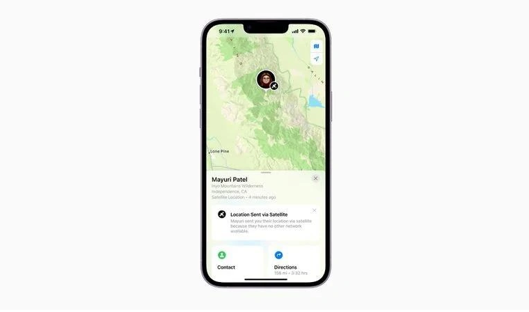 万源苹果14维修分享iPhone14系列中 FindMy功能通过卫星分享位置方法教程 